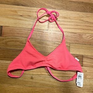 Aerie halter bathing suit top.